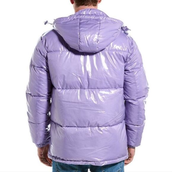 NWT WESC Vegan Purple Puffer Jacket. Size M - Picture 14 of 16